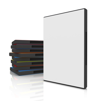 3d dvd case with blank cover